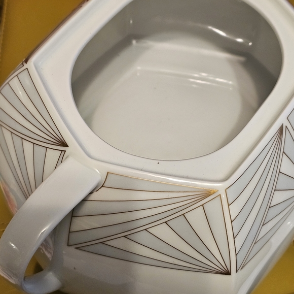 Vintage Scherzer Gold-Matic Hexagonal Soup Tureen & Ladle - Picture 5 of 5